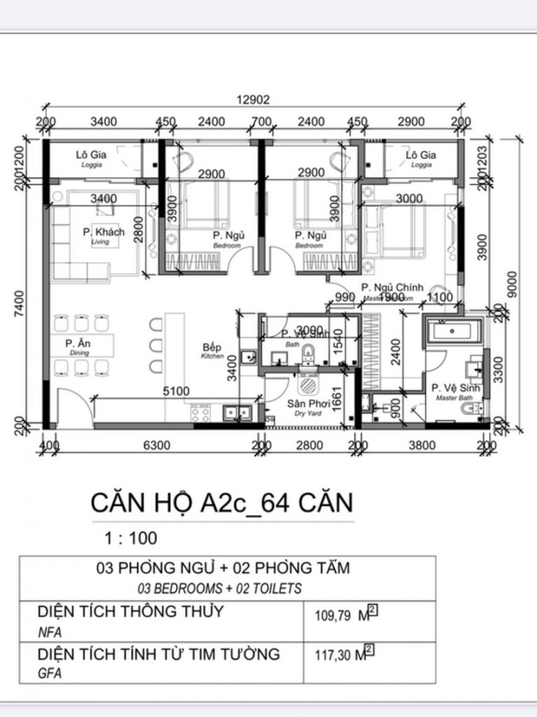 Diện tích tim tường có được ghi vào sổ hồng?- OneDay