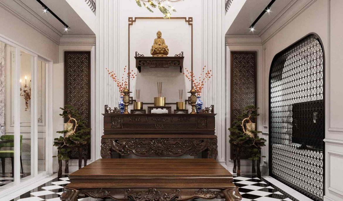 Bố trí phòng thờ