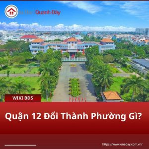 Quận 12 Đổi Thành Phường Gì? Thay Đổi Hành Chính 2025
